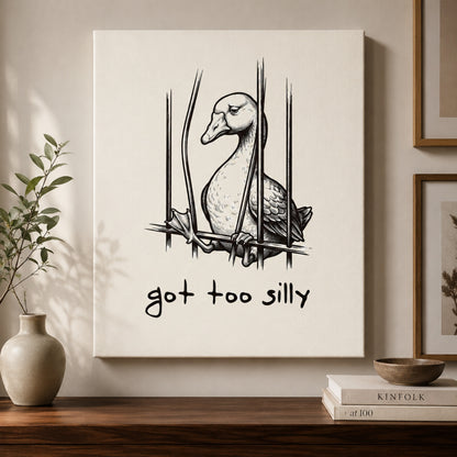 Got Too Silly Duck Wall Art Decor preview 10