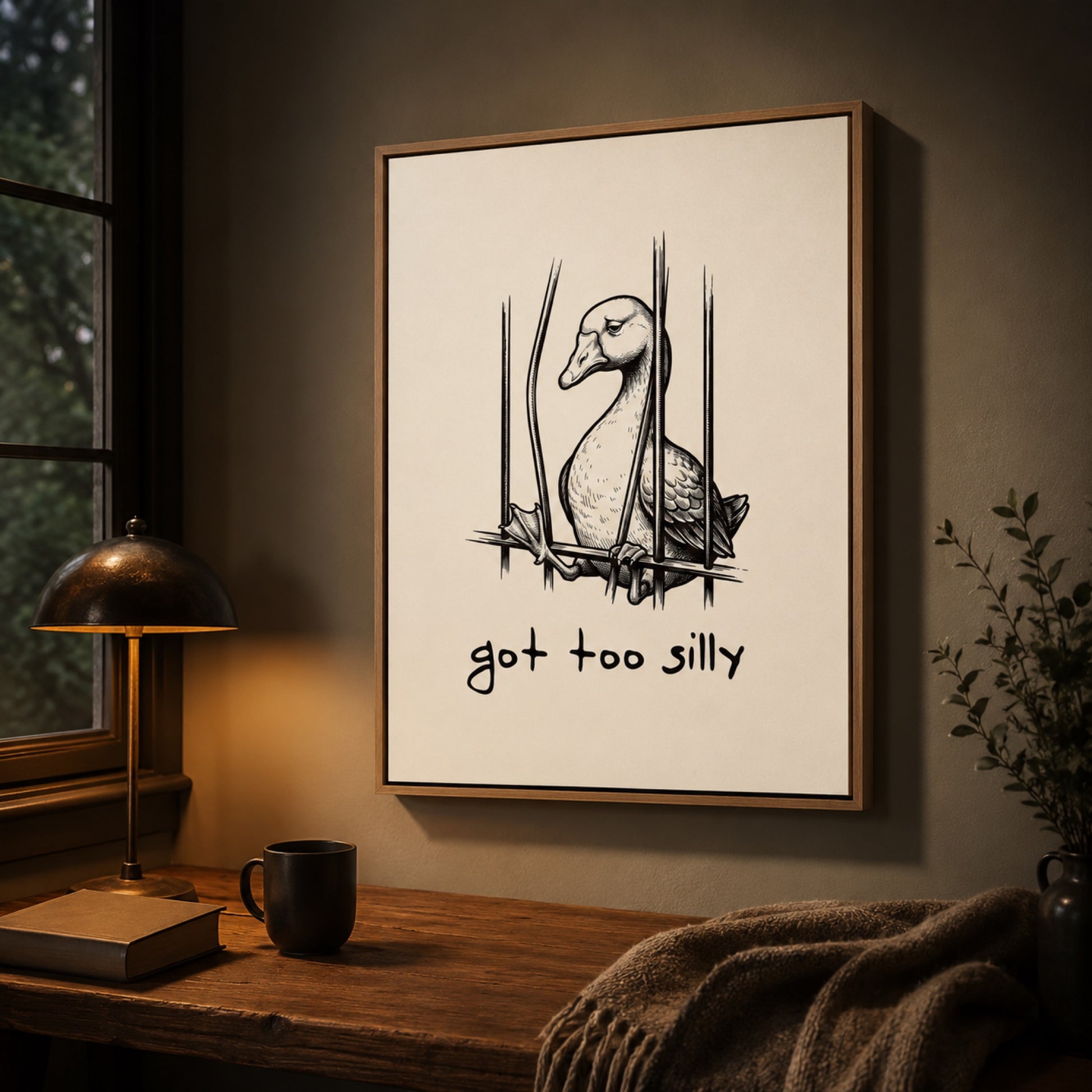Got Too Silly Duck Wall Art Decor preview 11