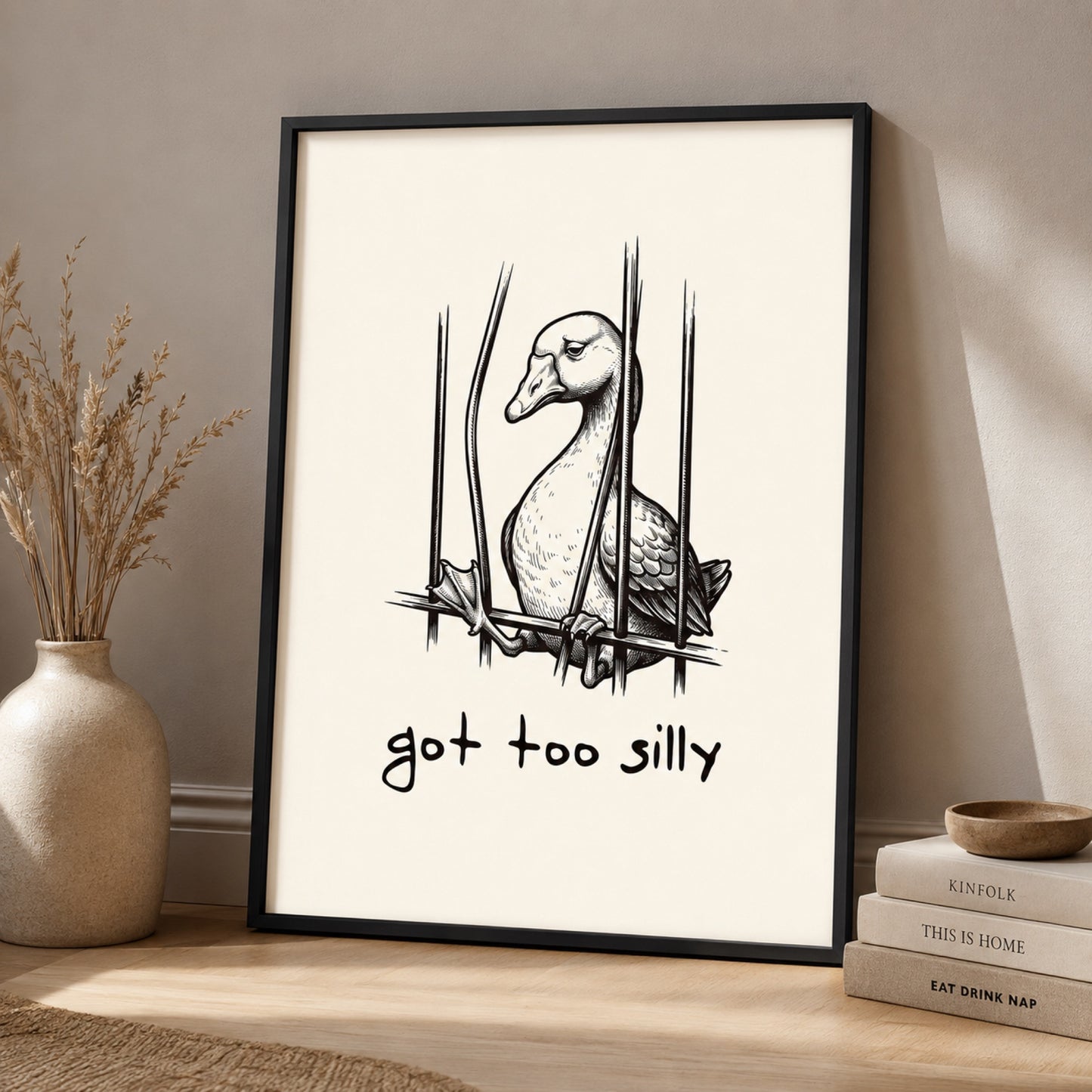 Got Too Silly Duck Wall Art Decor preview 2