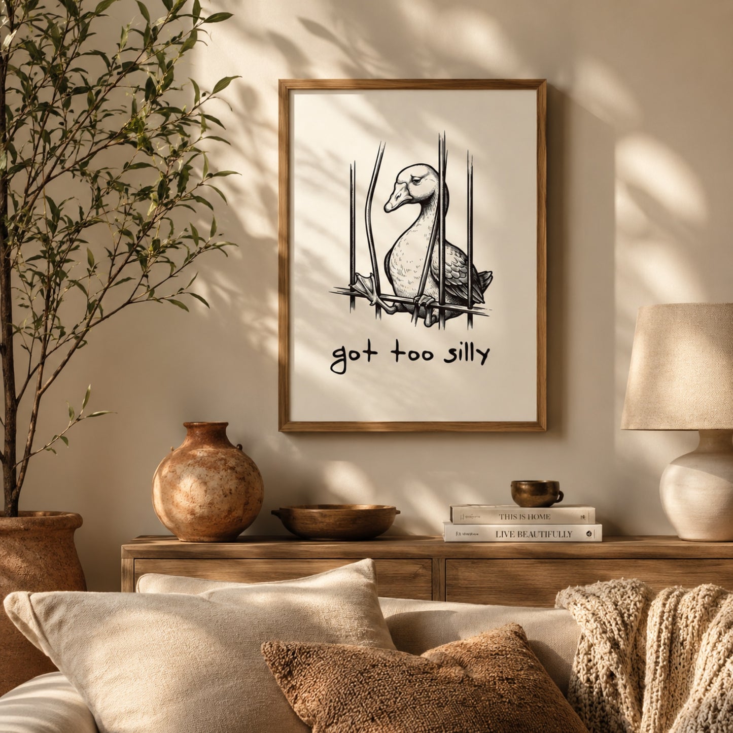 Got Too Silly Duck Wall Art Decor preview 5