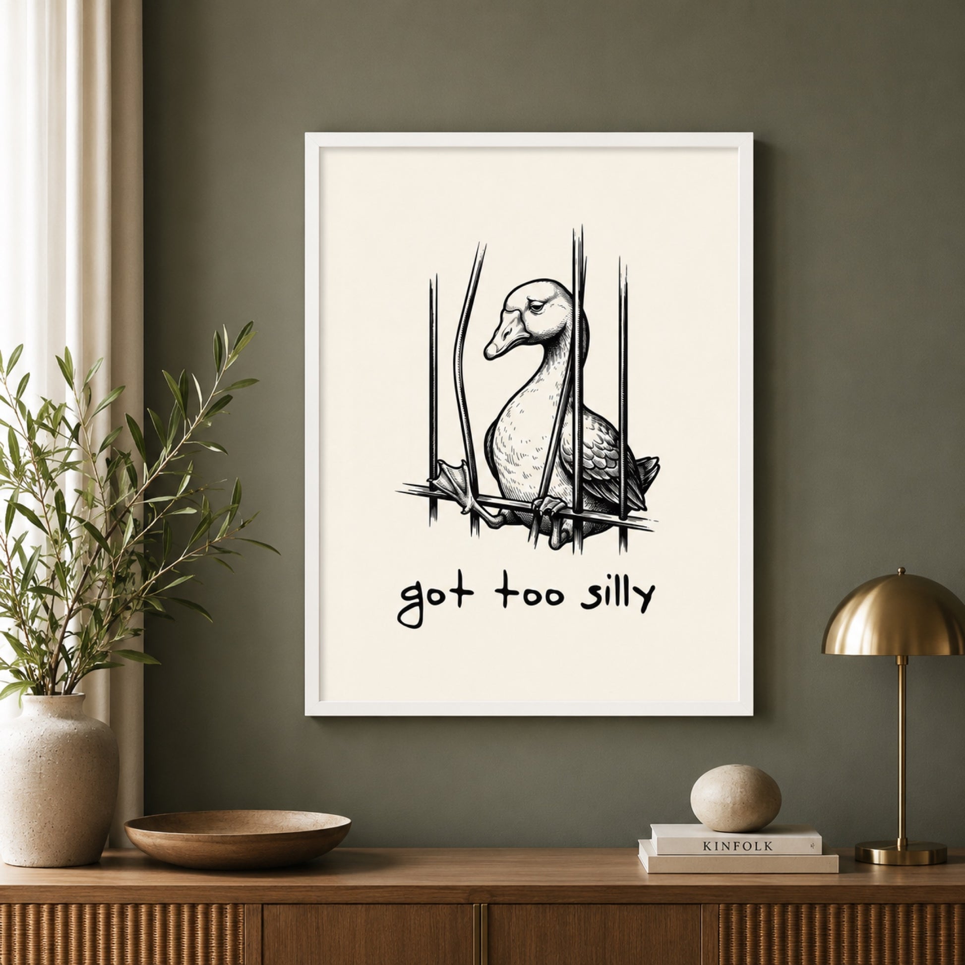 Got Too Silly Duck Wall Art Decor preview 7