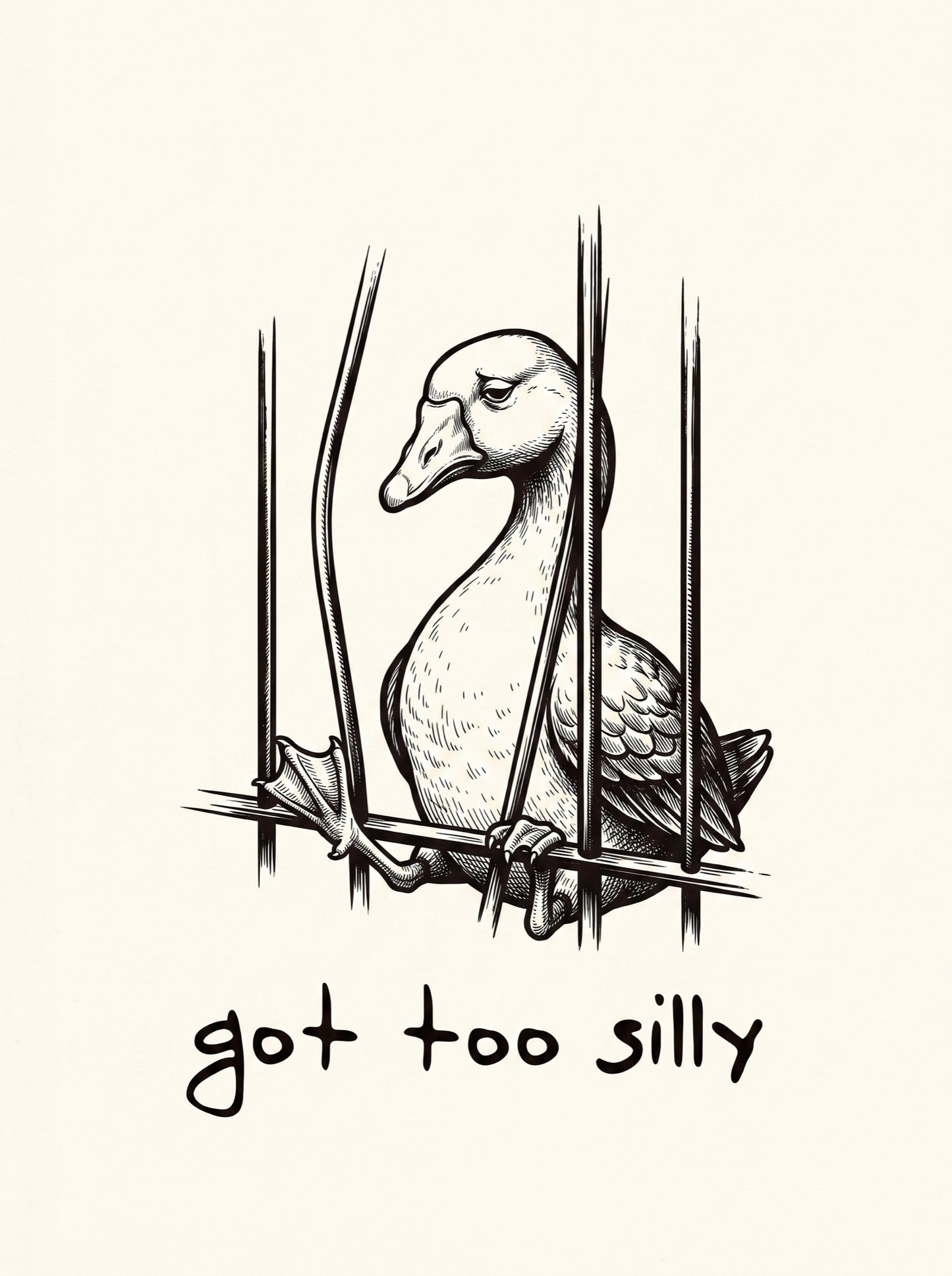Got Too Silly Duck Wall Art Decor