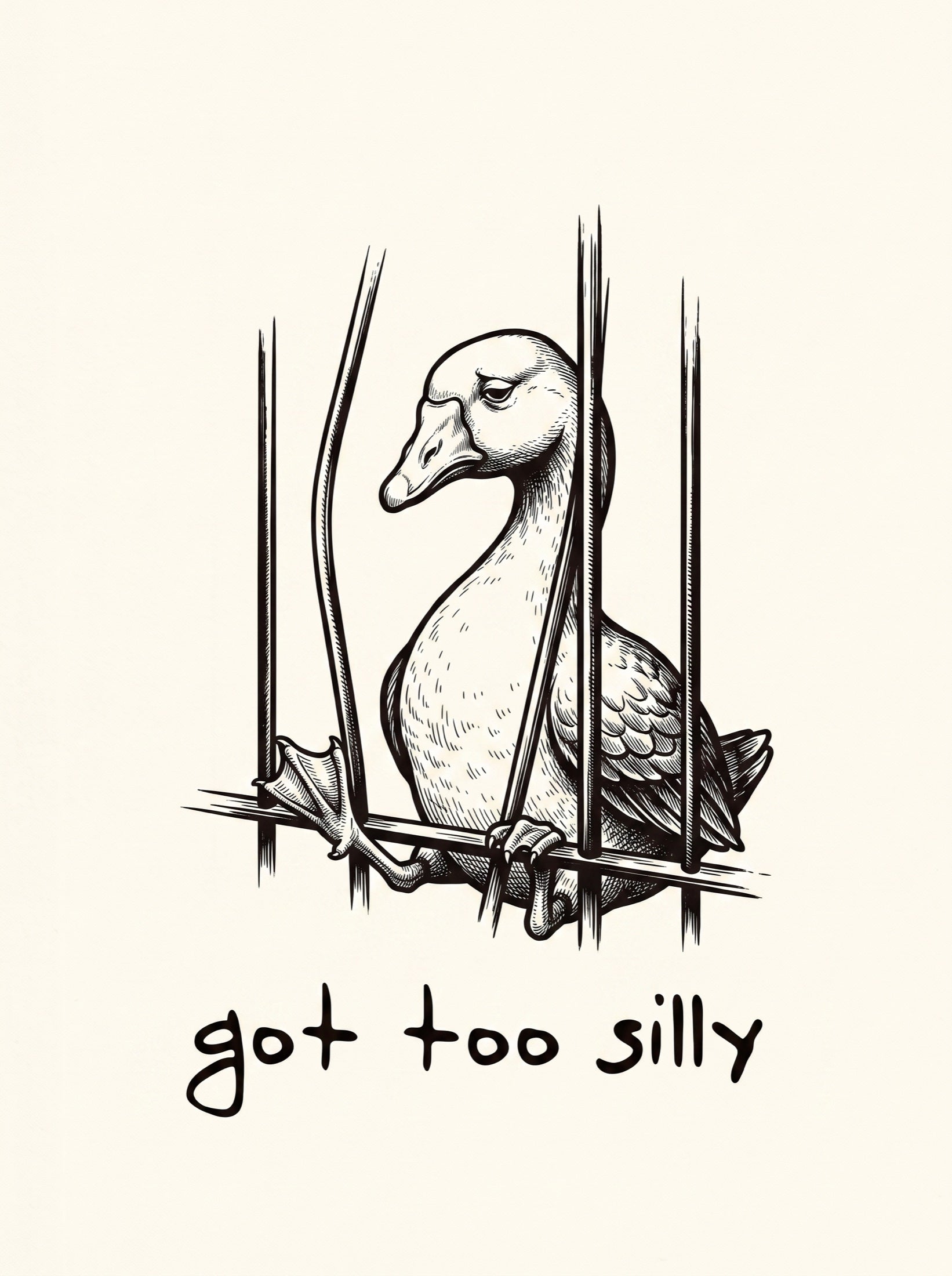 Got Too Silly Duck Wall Art Decor