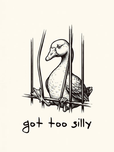 Got Too Silly Duck Wall Art Decor