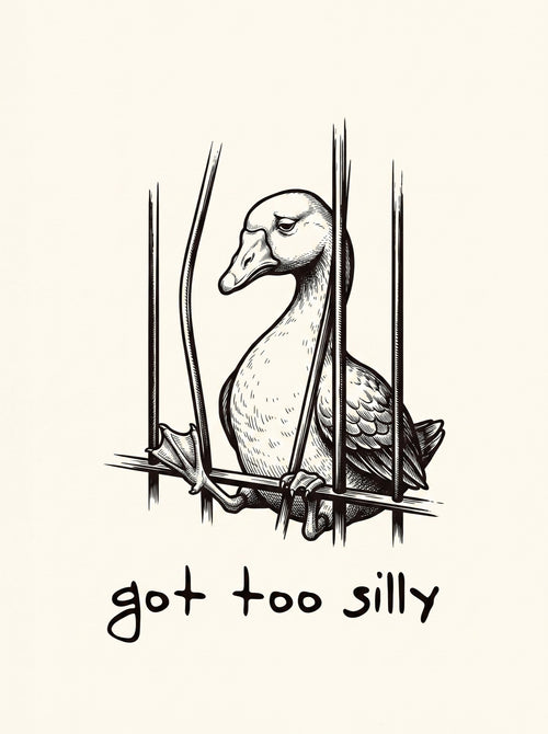 Got Too Silly Duck Wall Art Decor