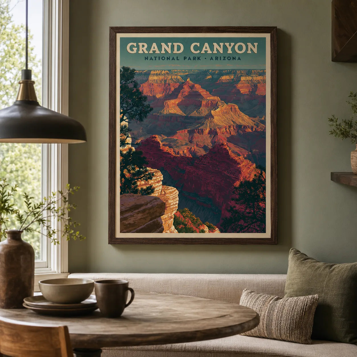 Grand Canyon National Park Wall Art Decor - Wall Art Decor - close up