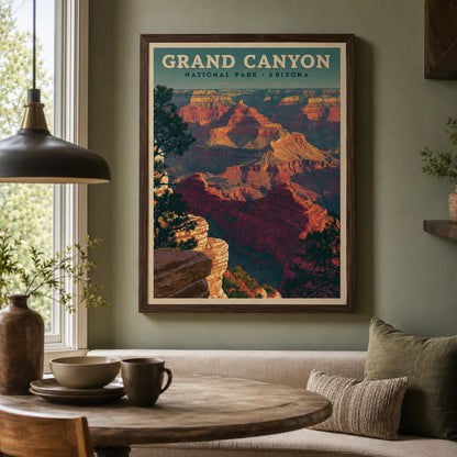 Grand Canyon National Park Wall Art Decor - Wall Art Decor - close up