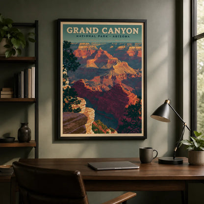 Grand Canyon National Park Wall Art Decor - Wall Art Decor - detail