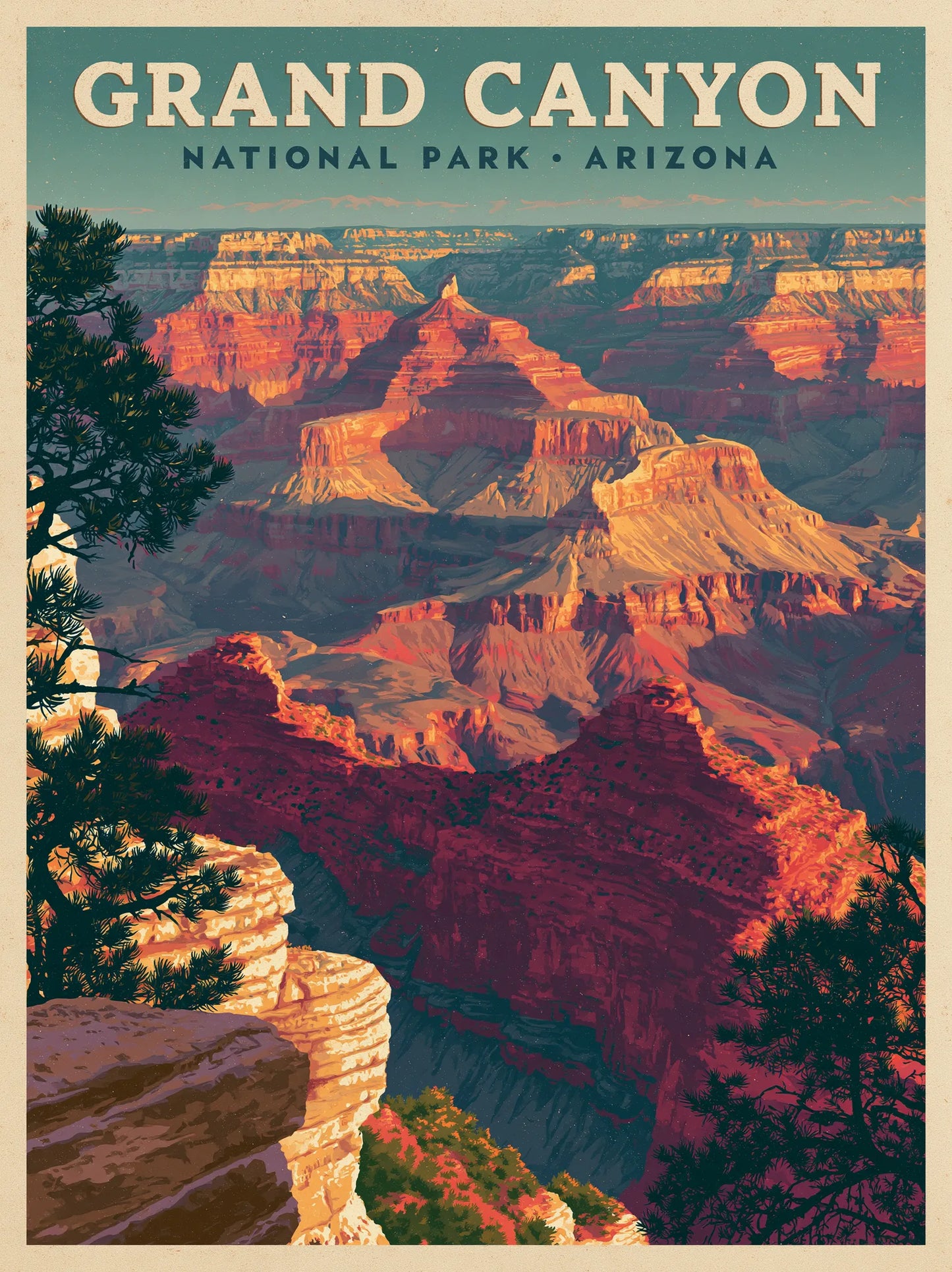 Grand Canyon National Park Wall Art Decor - Wall Art Decor - front view