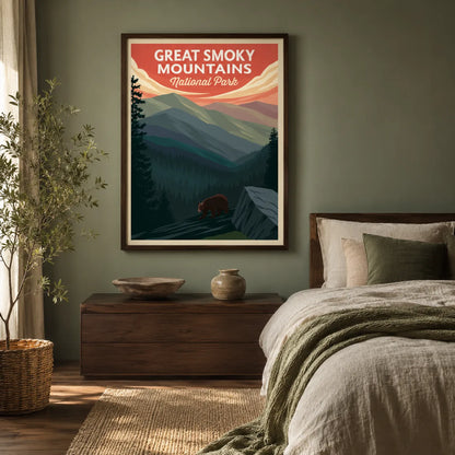 Great Smoky Mountains Wall Art Decor - Wall Art Decor - alternate angle