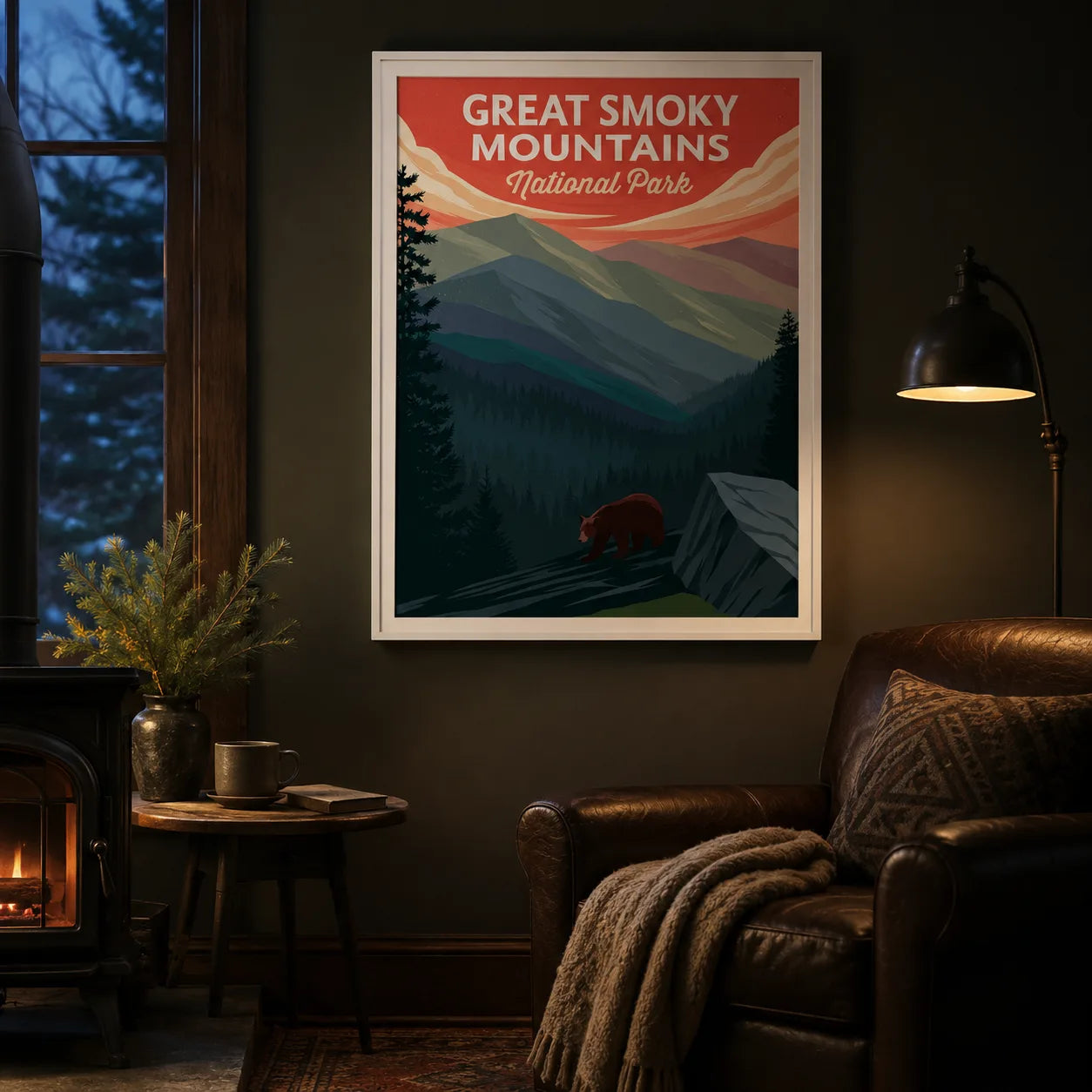 Great Smoky Mountains Wall Art Decor - Wall Art Decor - lifestyle