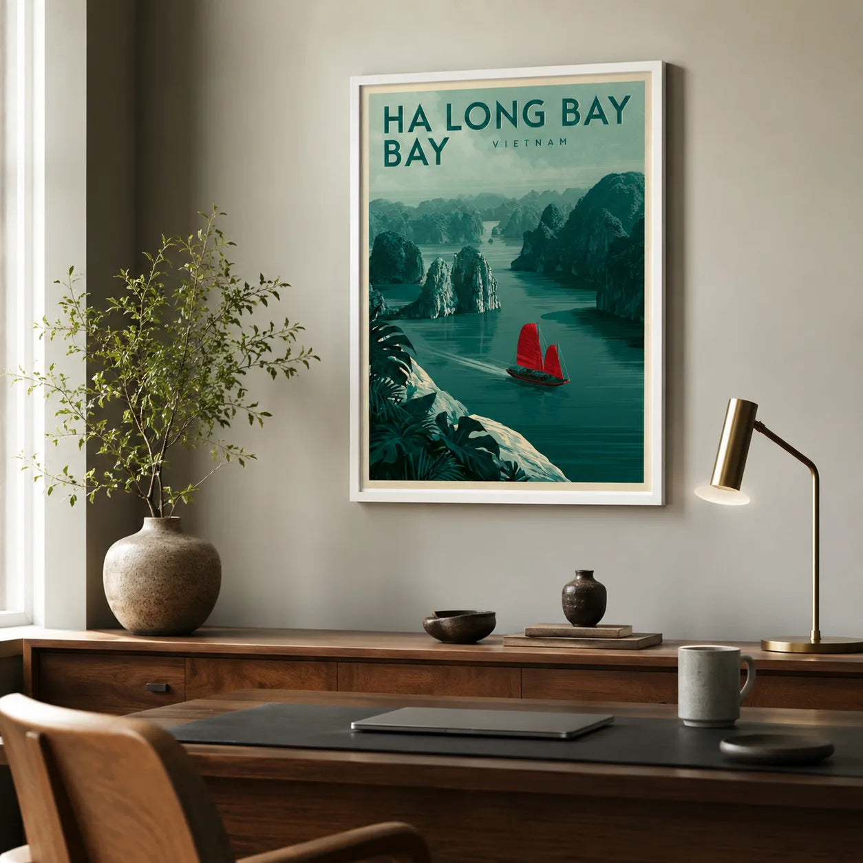 Ha Long Bay Vietnam Wall Art Decor - Wall Art Decor - alternate angle