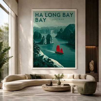 Ha Long Bay Vietnam Wall Art Decor - Wall Art Decor - close up