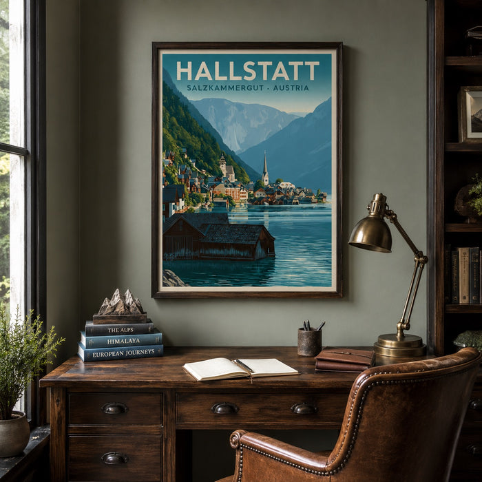 Hallstatt Austria Travel Wall Art Decor