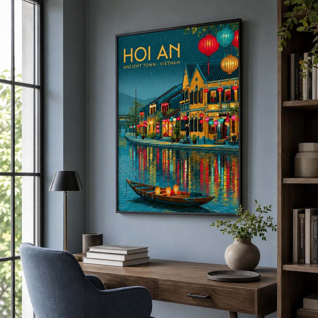 Hoi An Ancient Town Wall Art Decor - Wall Art Decor - alternate angle