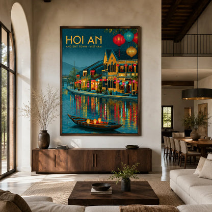 Hoi An Ancient Town Wall Art Decor - Wall Art Decor - close up