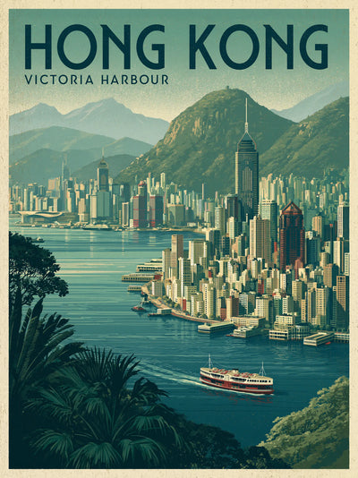 Hong Kong Victoria Harbour Wall Art Decor