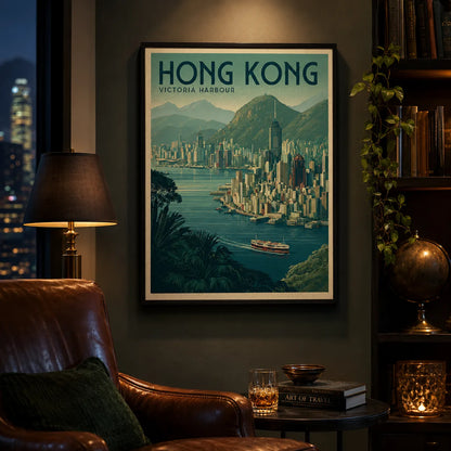 Hong Kong Victoria Harbour Wall Art Decor - Wall Art Decor - lifestyle