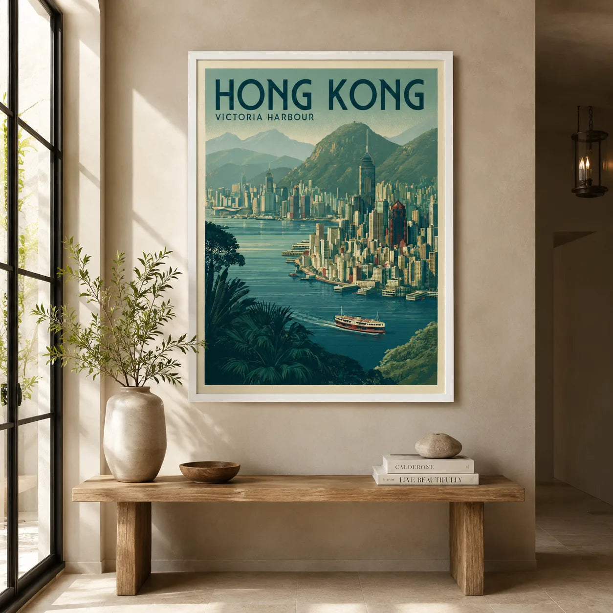 Hong Kong Victoria Harbour Wall Art Decor - Wall Art Decor - styled