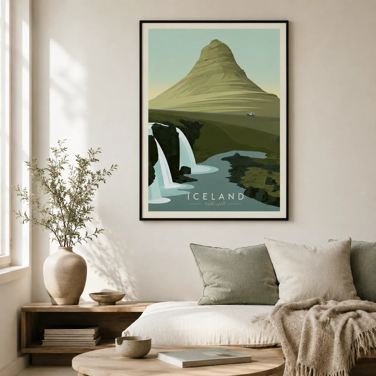 Iceland Kirkjufell Mountain Wall Art Decor - Wall Art Decor - detail