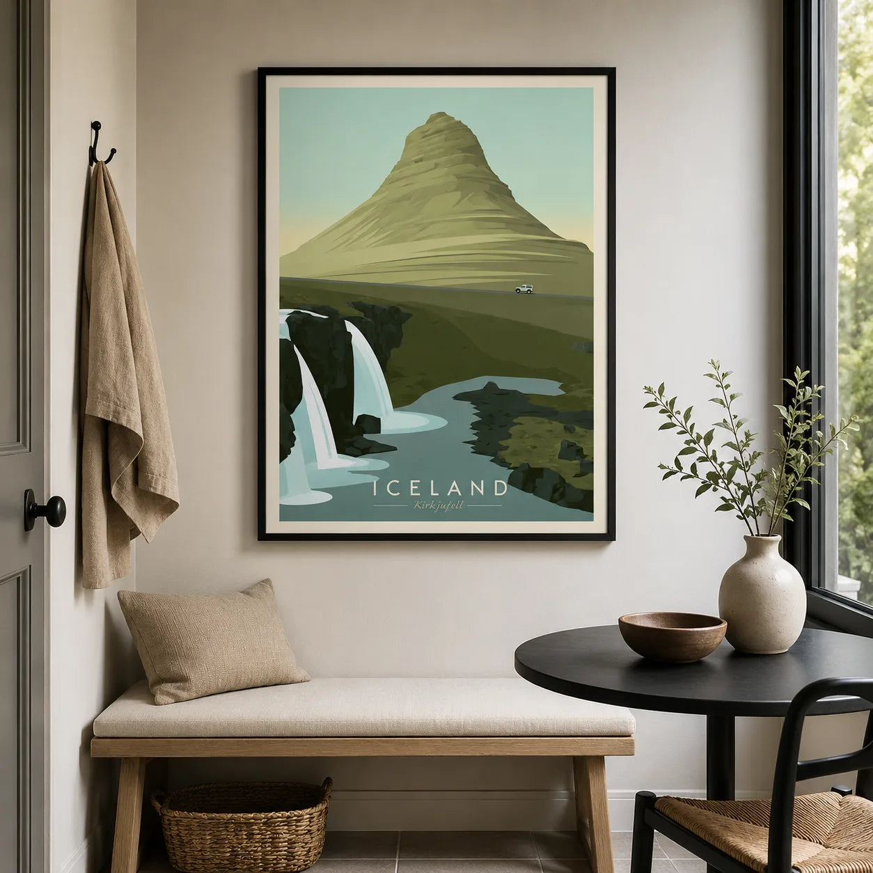 Iceland Kirkjufell Mountain Wall Art Decor - Wall Art Decor - styled