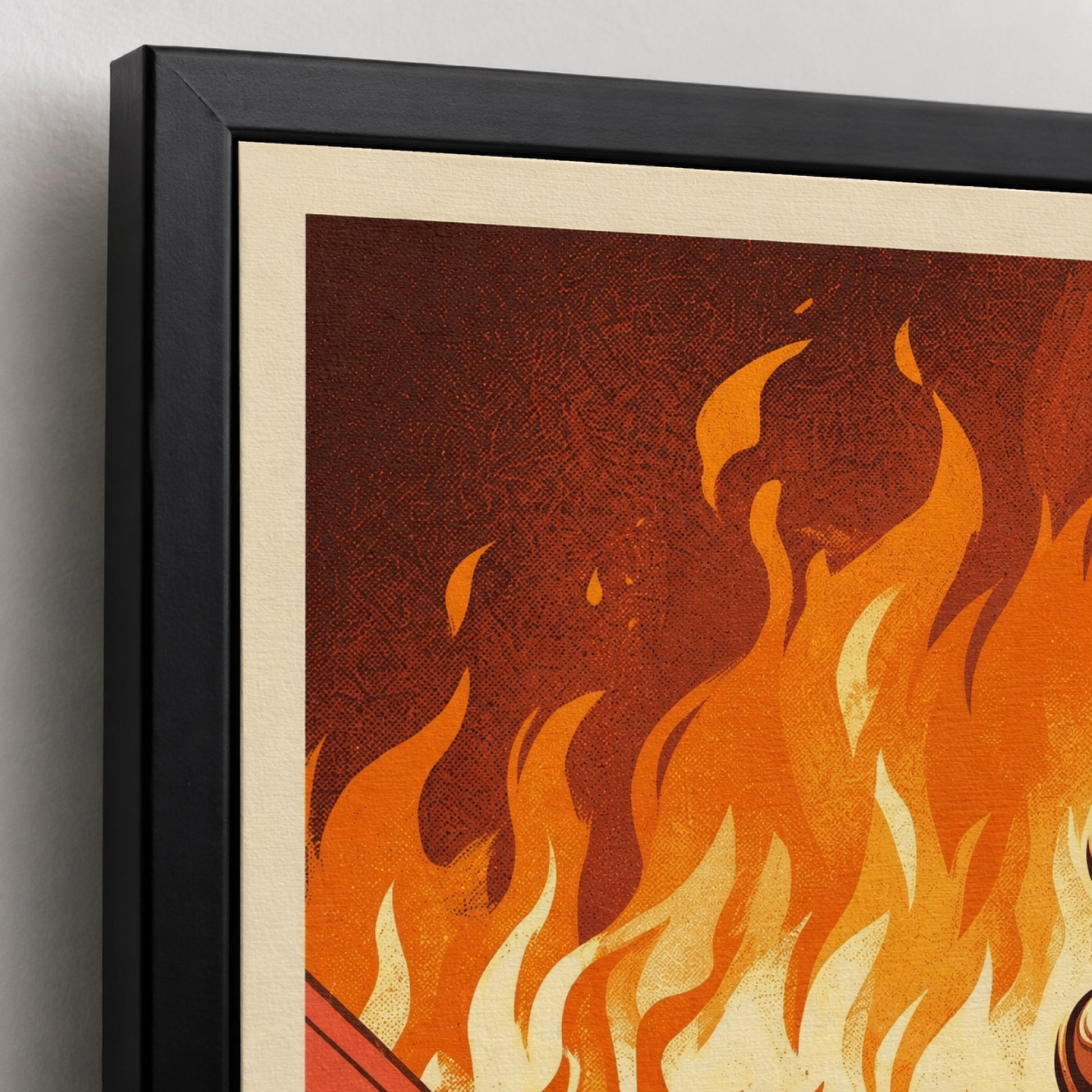 I'm Fine Burning Kitchen Wall Art Decor preview 8