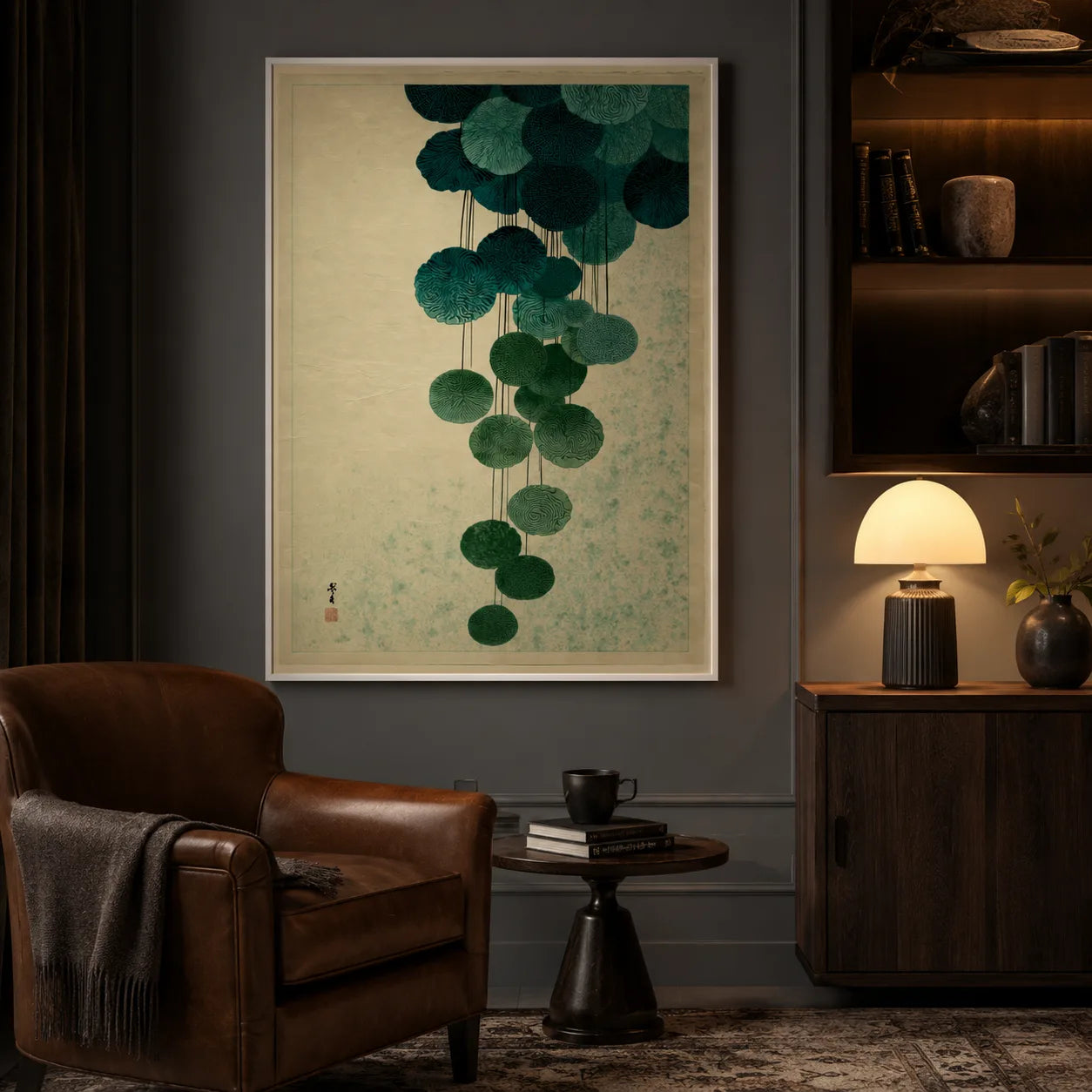 Japanese Cascading Botanicals Wall Art Decor - Wall Art Decor - lifestyle
