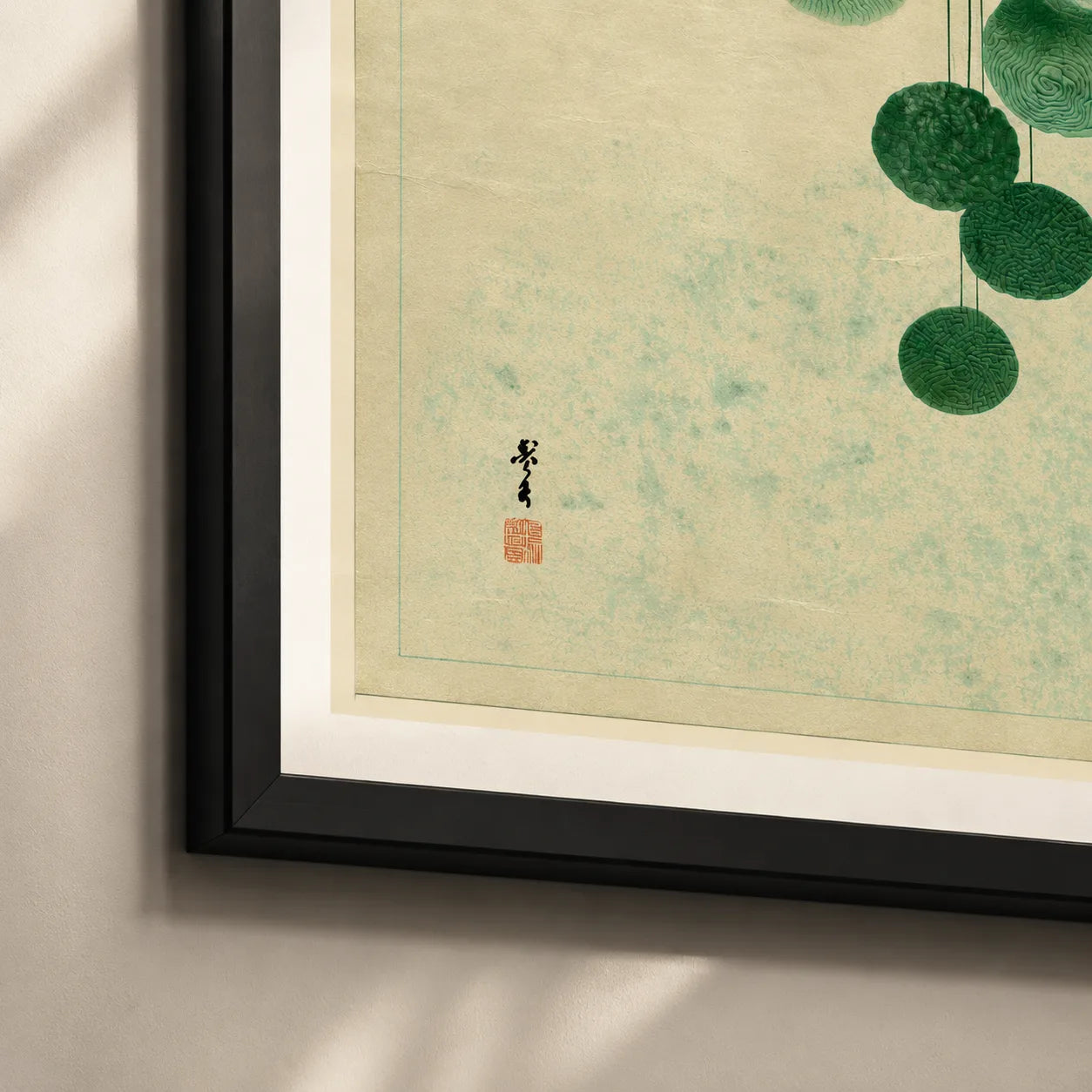Japanese Cascading Botanicals Wall Art Decor - Wall Art Decor - packaging