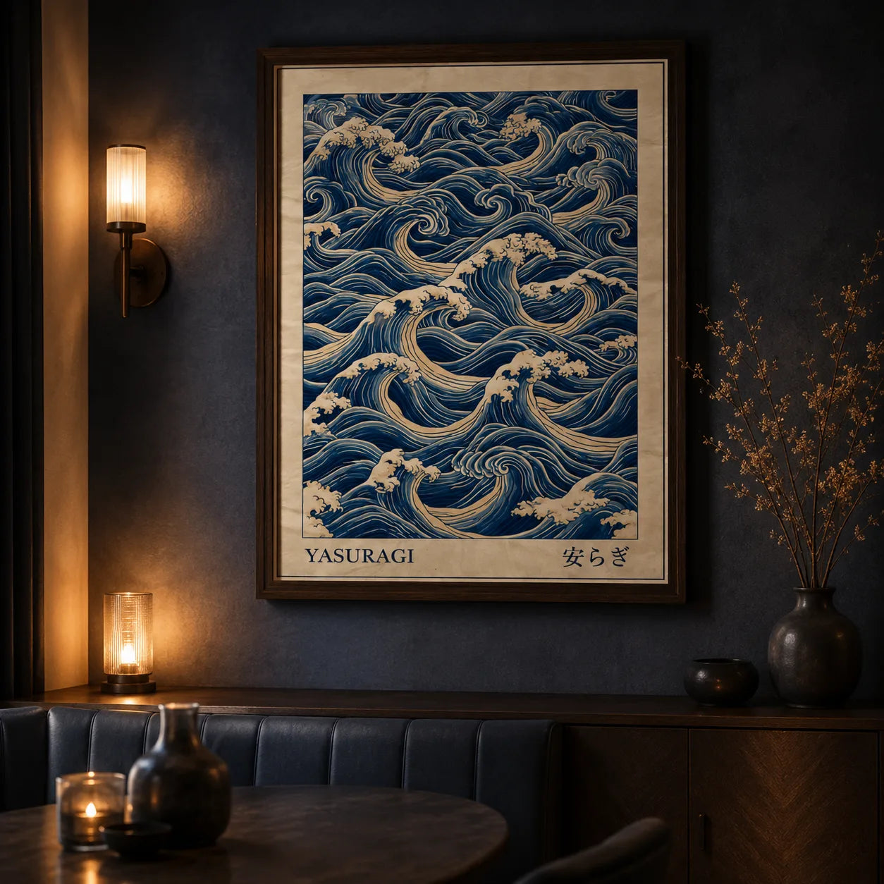 Japanese Ocean Waves Wall Art Decor - Wall Art Decor - lifestyle
