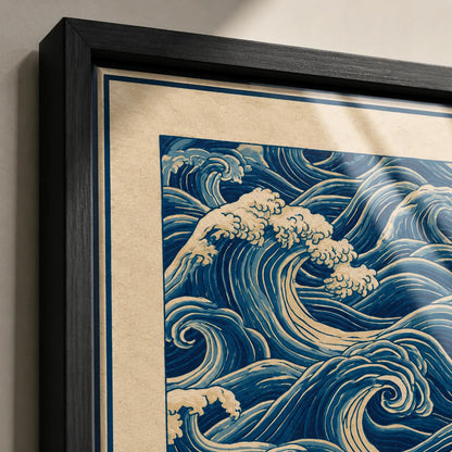 Japanese Ocean Waves Wall Art Decor - Wall Art Decor - packaging
