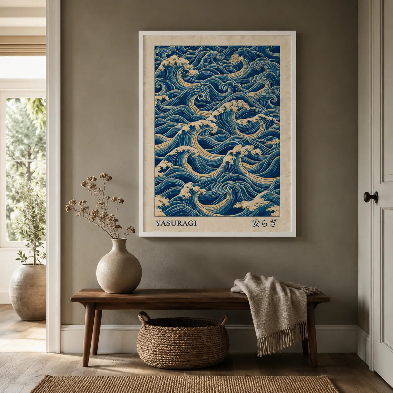 Japanese Ocean Waves Wall Art Decor - Wall Art Decor - view 11