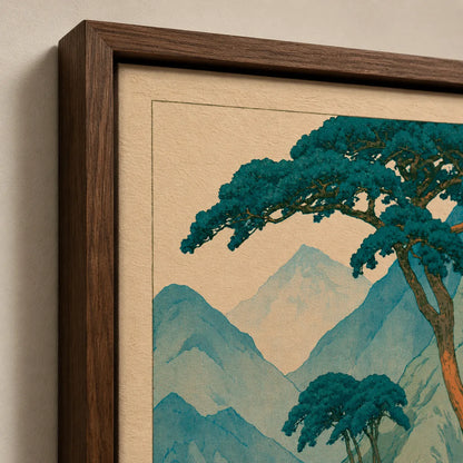 Japanese Pine Mountain Wall Art Decor - Wall Art Decor - packaging