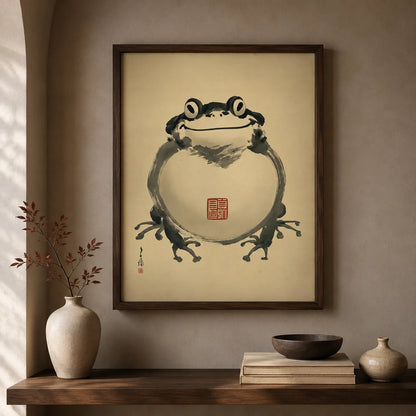 Japanese Smiling Frog Wall Art Decor - Wall Art Decor - view 11