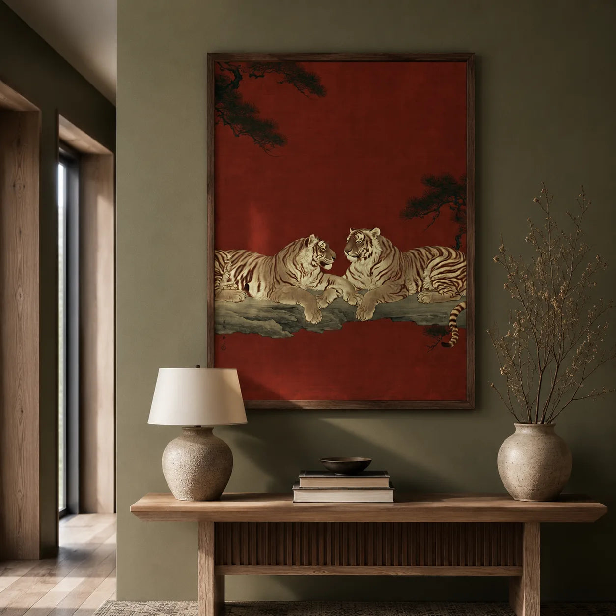 Japanese Tiger Duo Wall Art Decor - Wall Art Decor - view 11