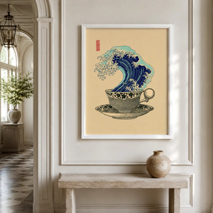 Japanese Wave Teacup Wall Art Decor - Wall Art Decor - view 11