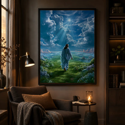 Jesus Walking Toward Heaven Wall Art Decor - Wall Art Decor - lifestyle