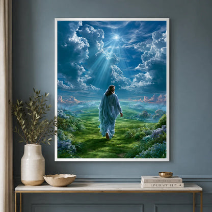 Jesus Walking Toward Heaven Wall Art Decor - Wall Art Decor - view 11