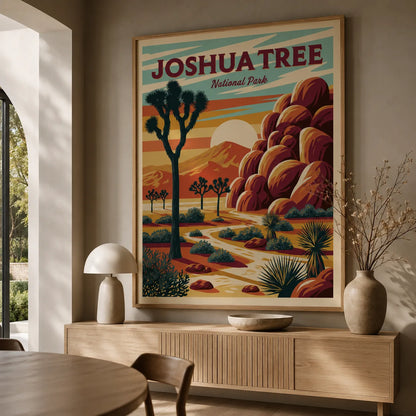 Joshua Tree National Park Wall Art Decor - Wall Art Decor - close up