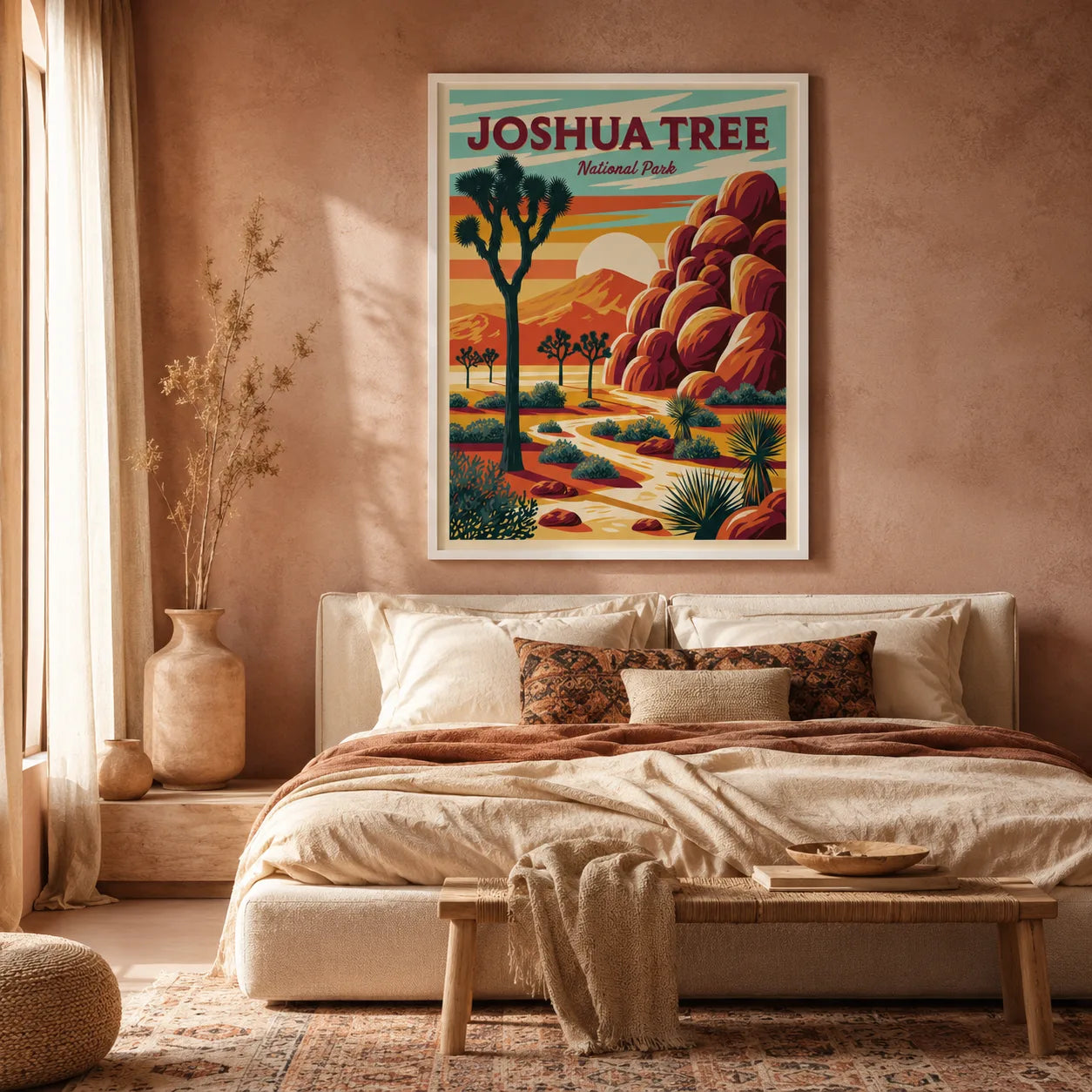 Joshua Tree National Park Wall Art Decor - Wall Art Decor - in use