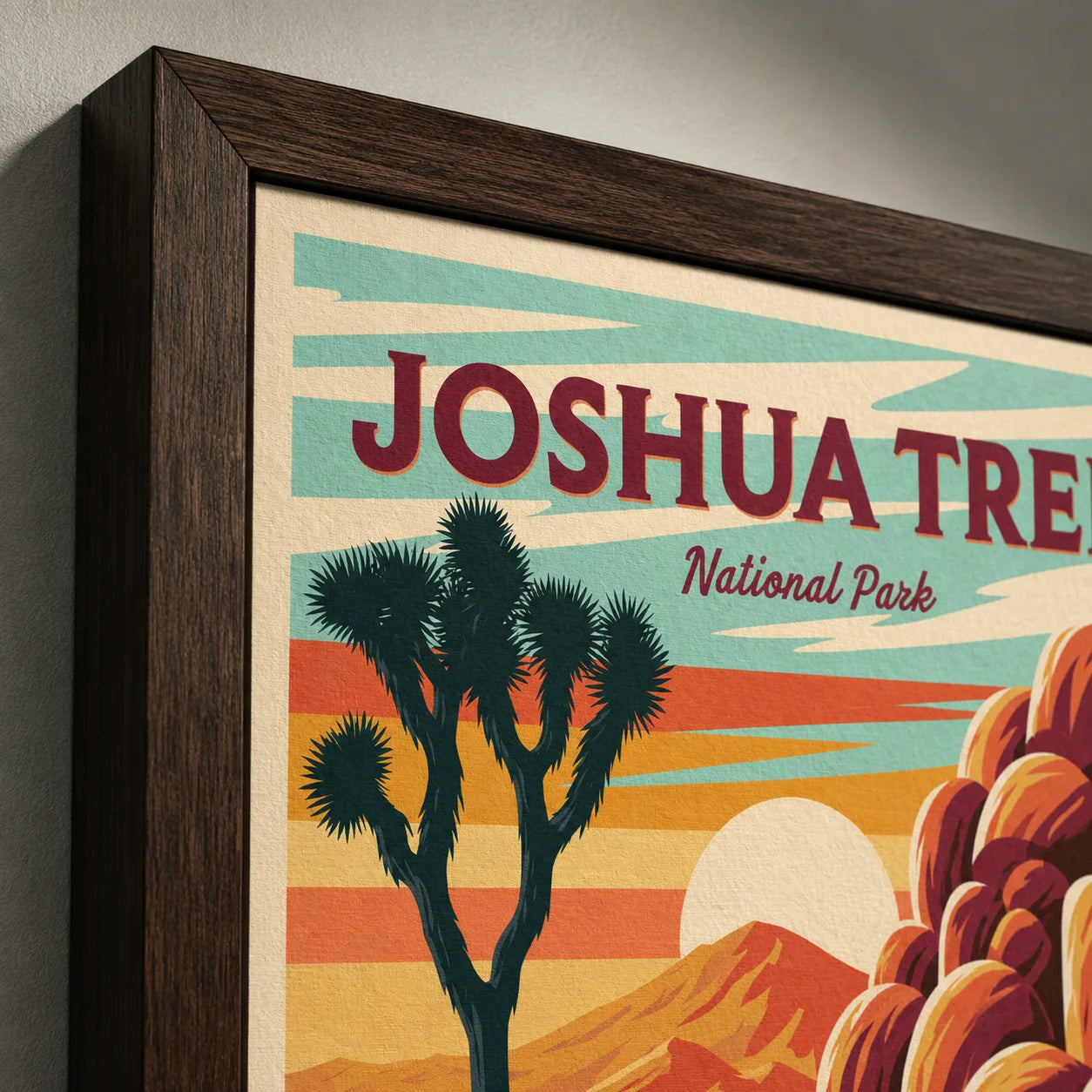 Joshua Tree National Park Wall Art Decor - Wall Art Decor - packaging