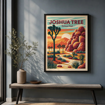Joshua Tree National Park Wall Art Decor - Wall Art Decor - styled