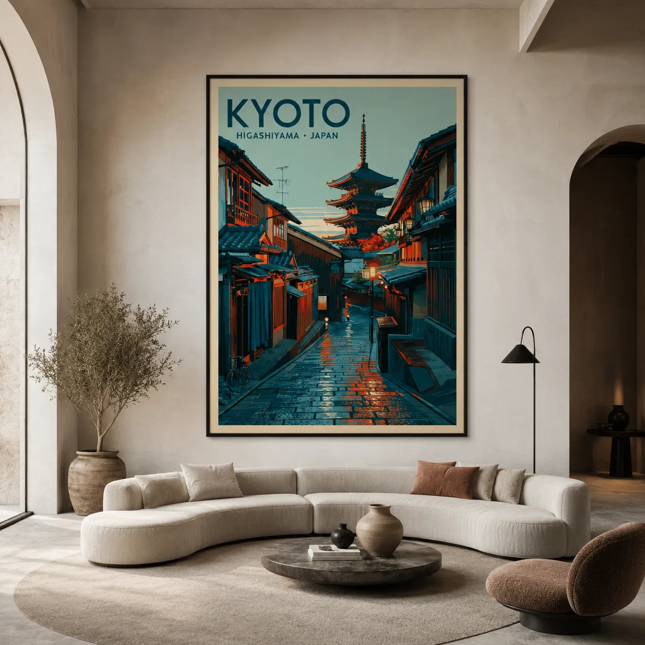 Kyoto Higashiyama Japan Wall Art Decor - Wall Art Decor - close up