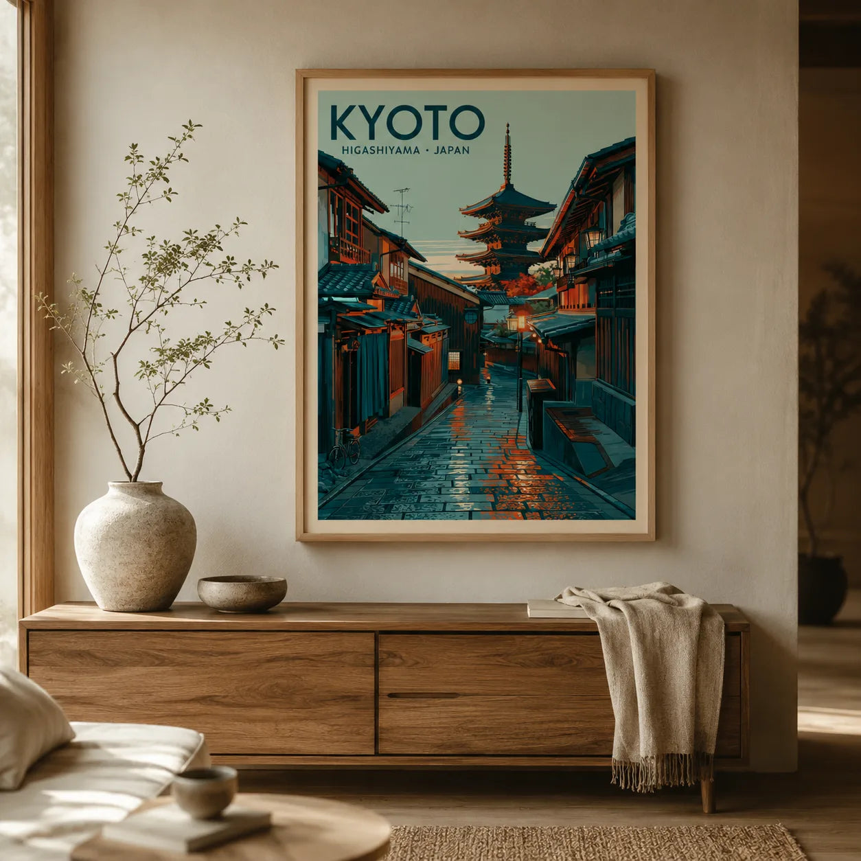 Kyoto Higashiyama Japan Wall Art Decor - Wall Art Decor - detail