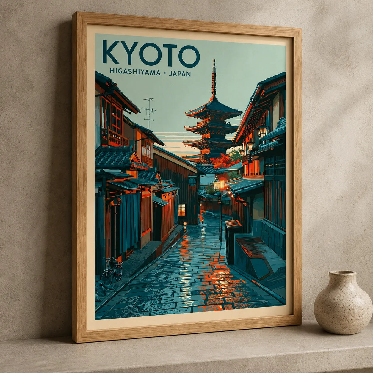 Kyoto Higashiyama Japan Wall Art Decor - Wall Art Decor - packaging