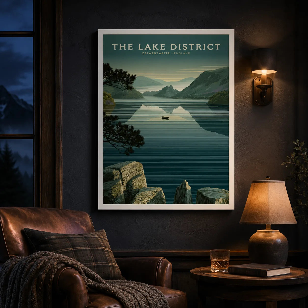 Lake District Derwentwater Wall Art Decor - Wall Art Decor - lifestyle