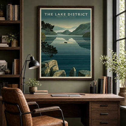Lake District Derwentwater Wall Art Decor - Wall Art Decor - styled