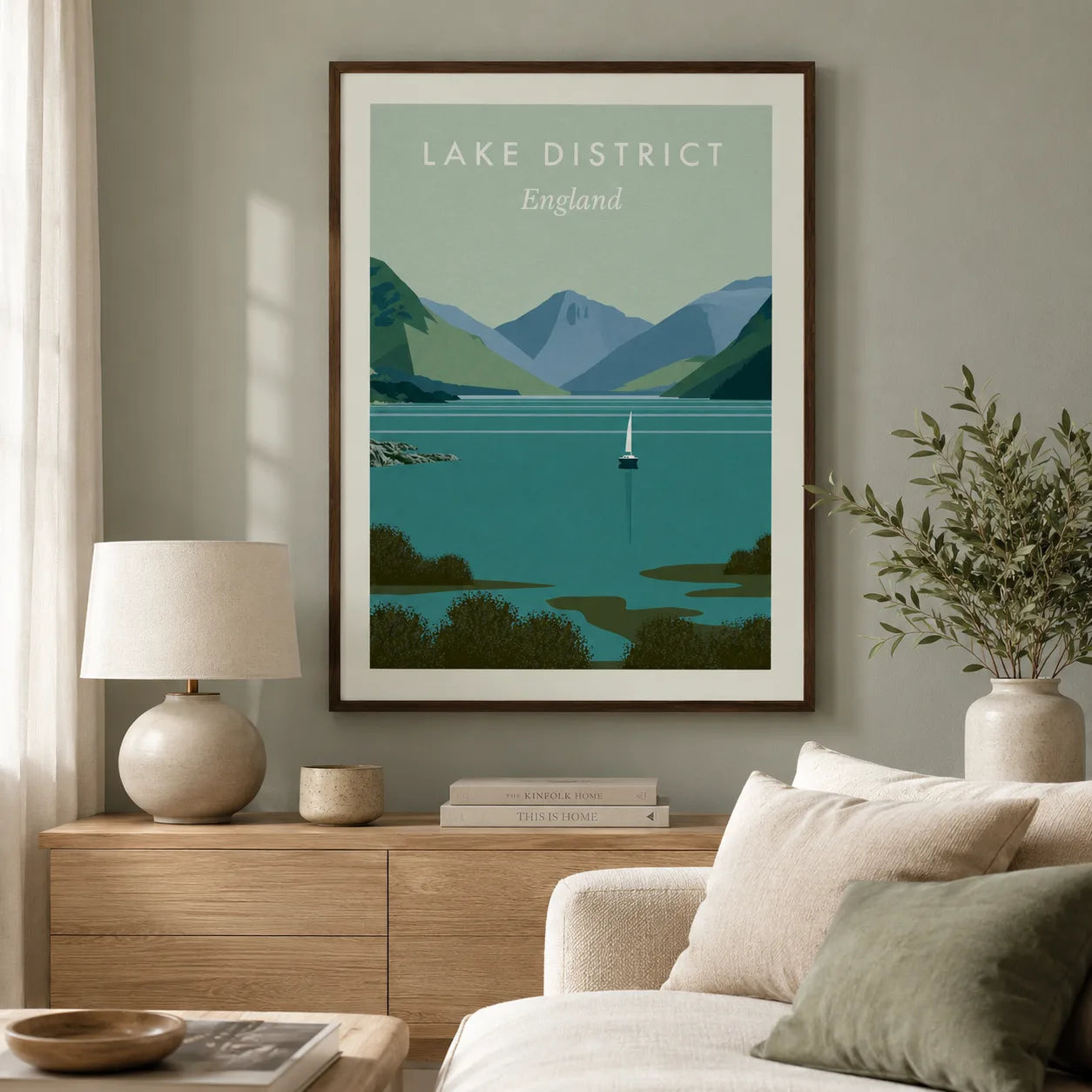 Lake District England Travel Wall Art Decor - Wall Art Decor - detail