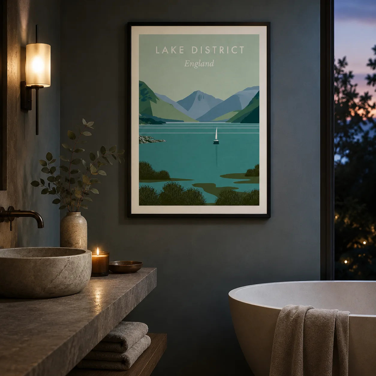 Lake District England Travel Wall Art Decor - Wall Art Decor - lifestyle