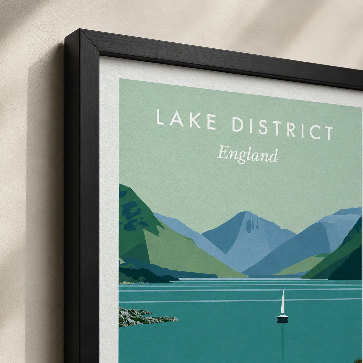 Lake District England Travel Wall Art Decor - Wall Art Decor - packaging