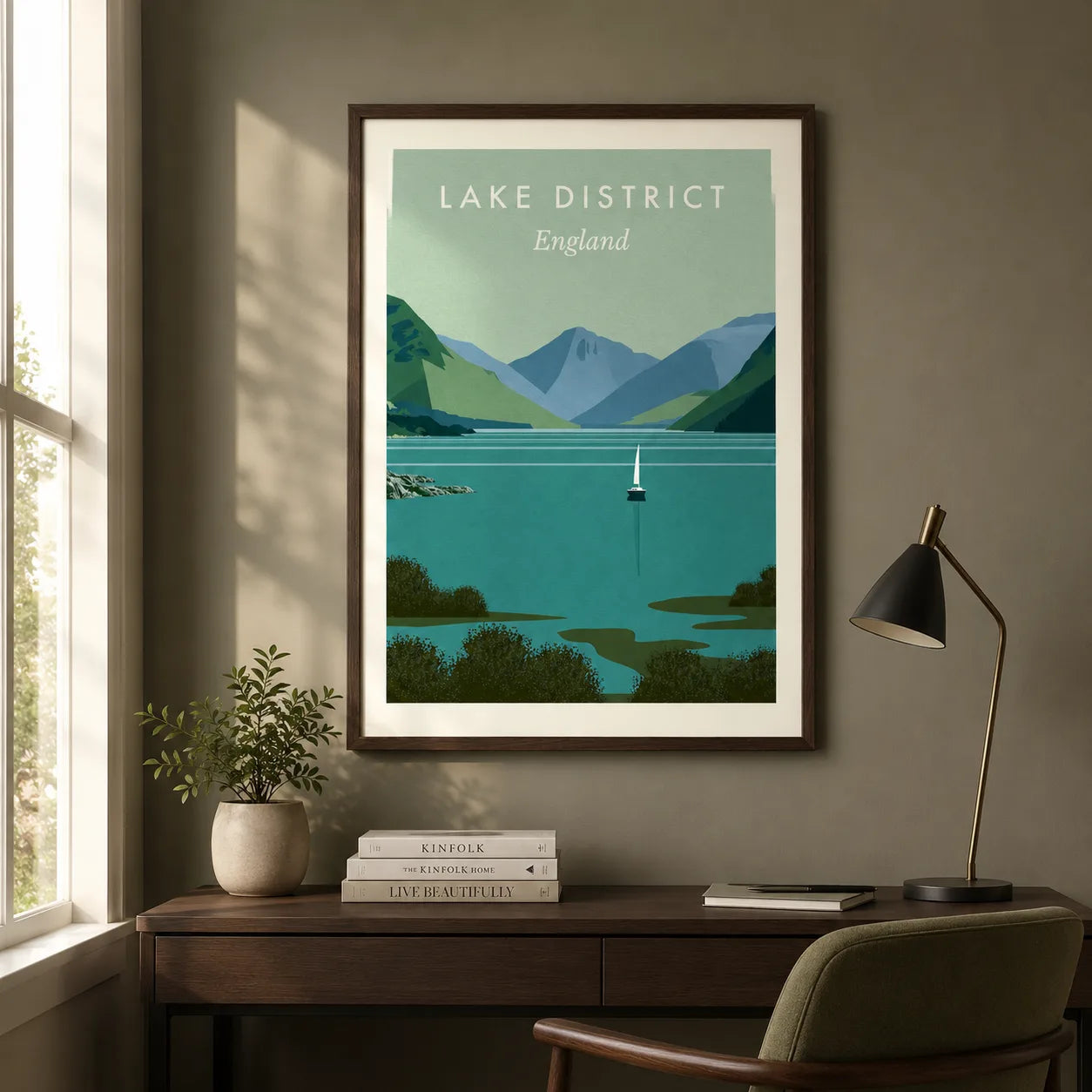 Lake District England Travel Wall Art Decor - Wall Art Decor - styled